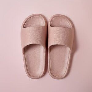 New Rose Pink Thick-Soled Non-Slip EVA, Casual Slip-On-Size 8.5-9